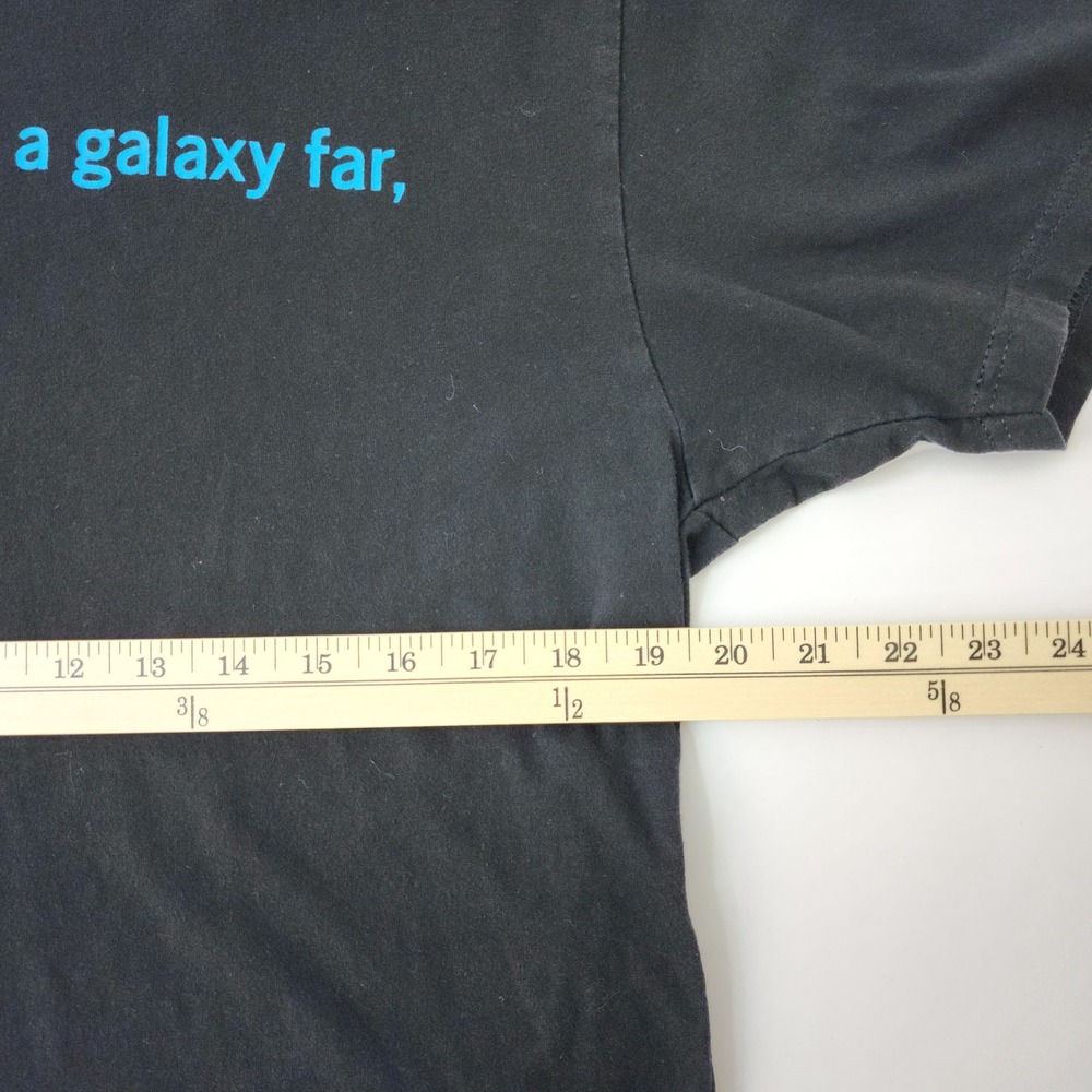 Star Wars Mad Engine Mens Large Black T-Shirt Movie Logo Saga Graphic Tee LG - Picture 5 of 8